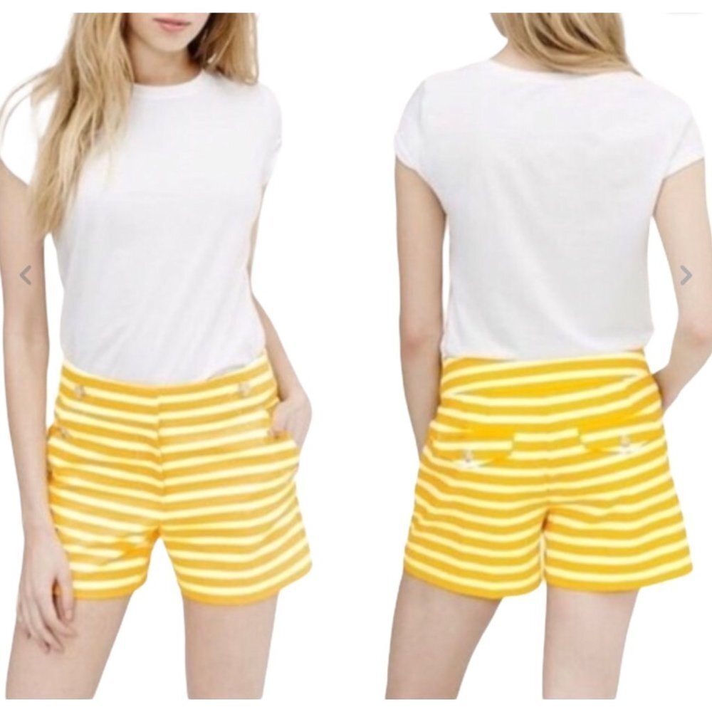 Ann Taylor LOFT Women Riviera Striped Sailor Shorts — 14